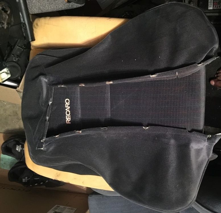FS Recaro Grey seat parts. Bolsters, material etc VW Vortex